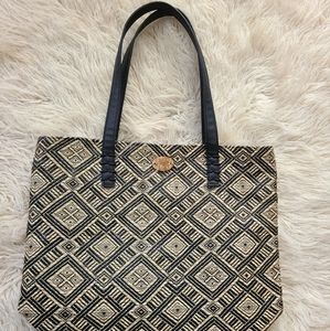 NWOT Cappelli Straworld Geo Boho Tote Shoulder Bag